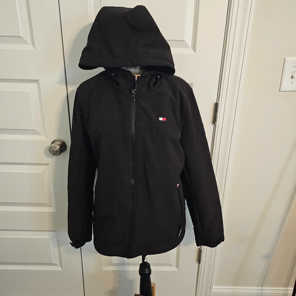 Tommy Hilfiger Men's Mdium Winter Coat Parka ~ spots on the back